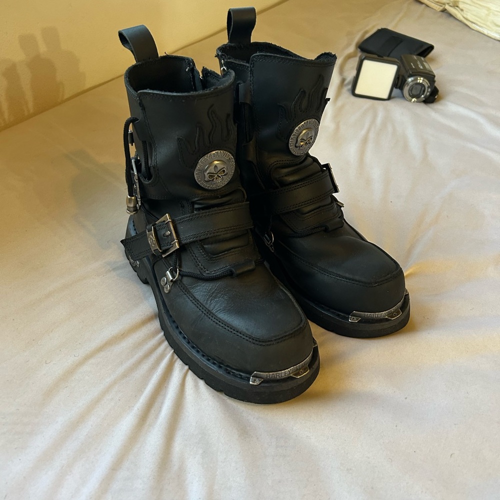 Harley Davidson Distortion Black Boots